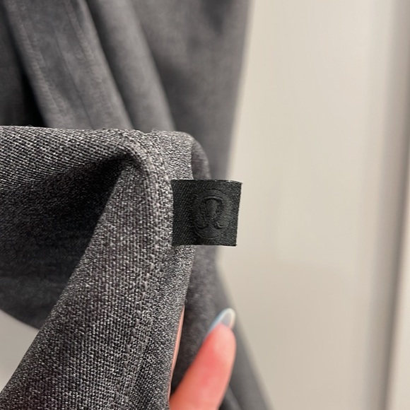 Lululemon Tank Top Grey Sheer Strappy Athleisure - Picture 3 of 6